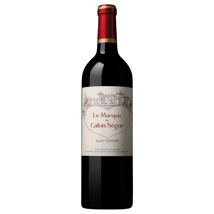 A bottle of 2023 Le Marquis De Calon Segur 375ml Red Wine