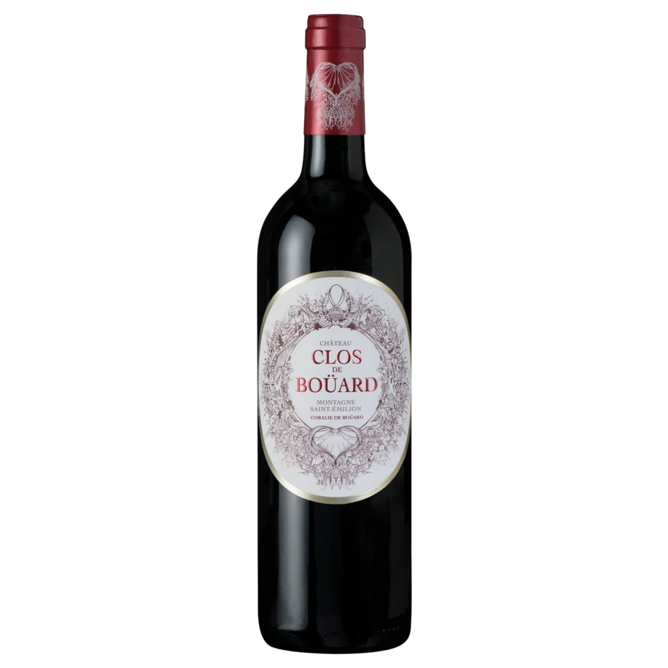 A bottle of 2018 Chateau Clos De Bouard 750ml Red Wine