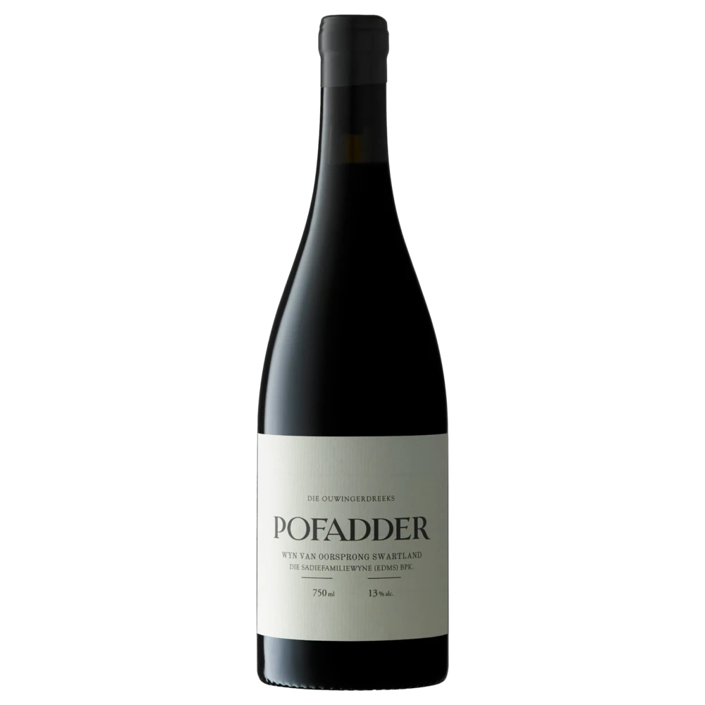 A bottle of 2024 Sadie Family Swartland Pofadder 750ml Red Wine