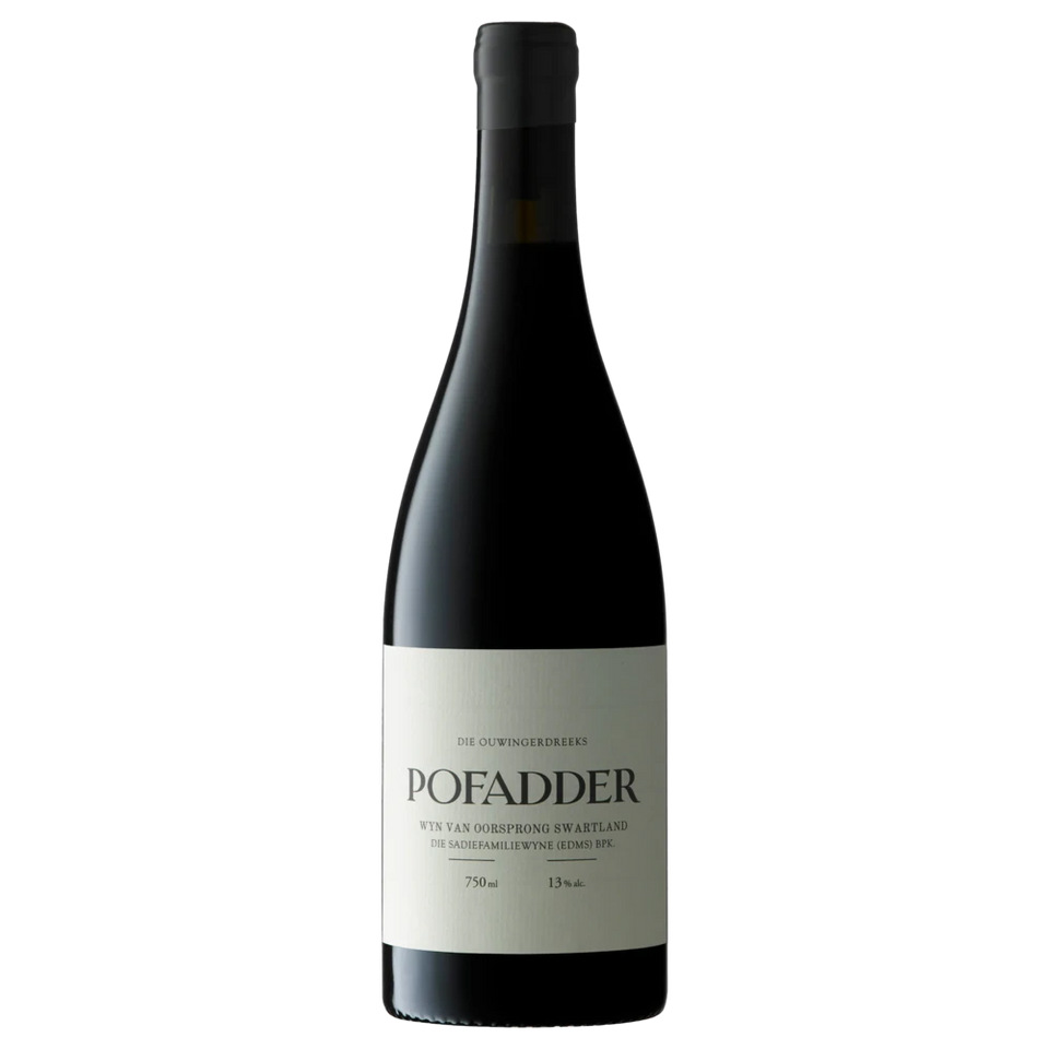 A bottle of 2024 Sadie Family Swartland Pofadder 750ml Red Wine