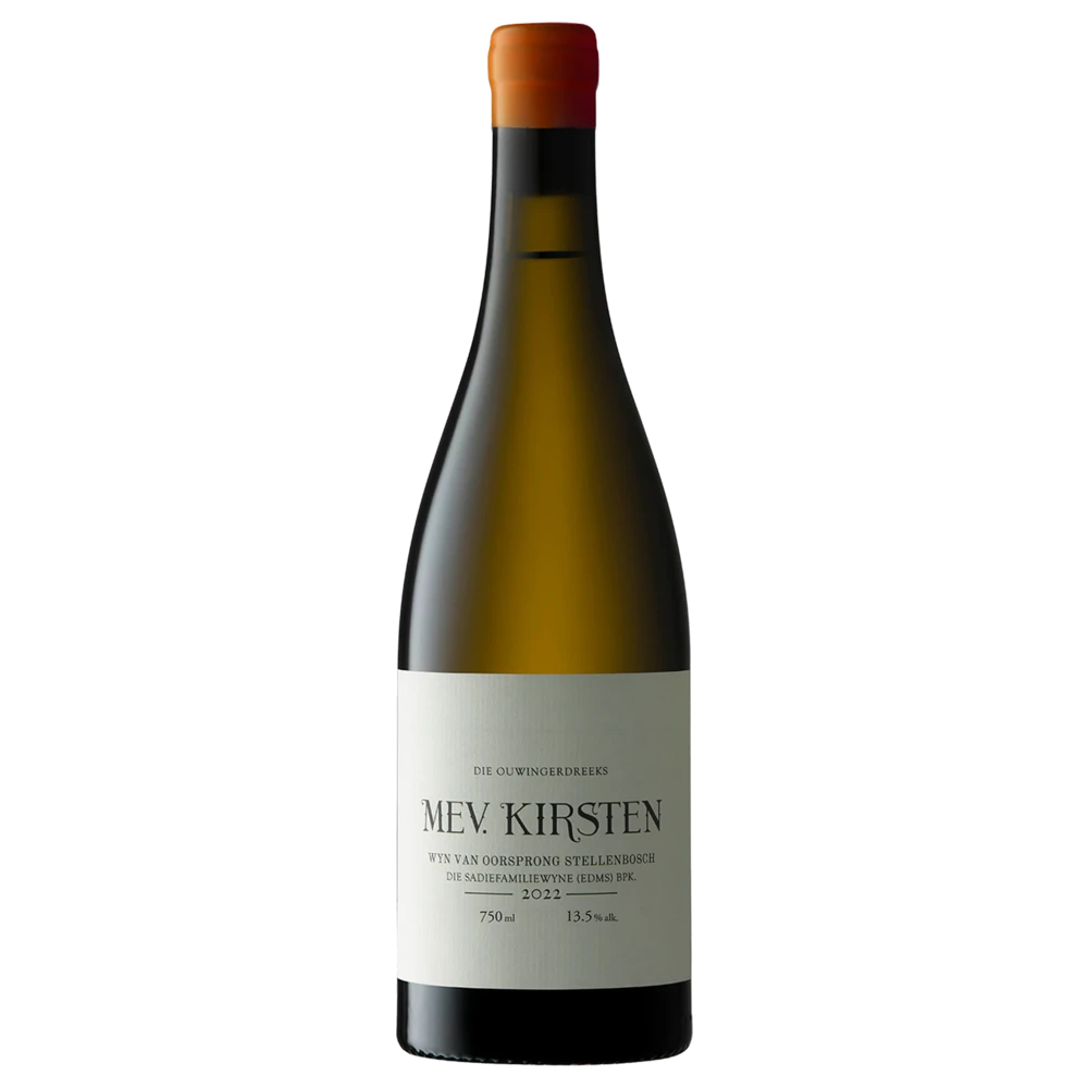 A bottle of 2024 Sadie Family Stellenbosch Mev. Kirsten 750ml White Wine