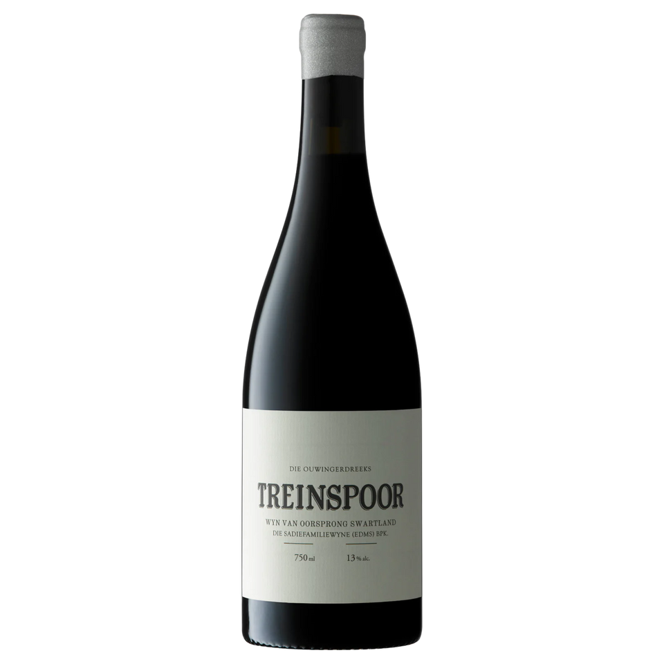 A bottle of 2024 Sadie Family Swartland Treinspoor 750ml Red Wine