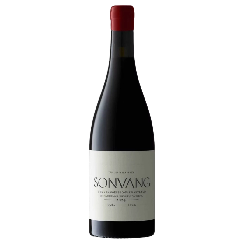 A bottle of 2024 Sadie Family Swartland Sonvang 750ml Red Wine