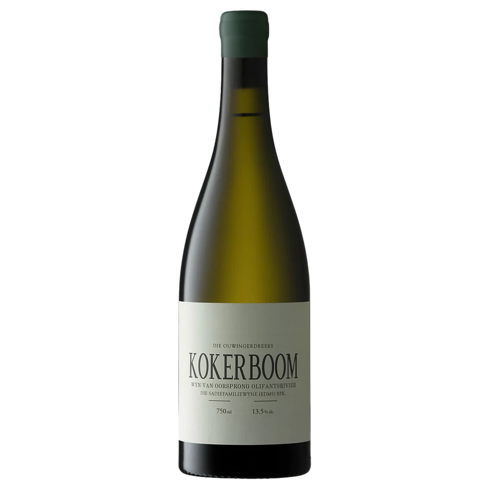 A bottle of 2024 Sadie Family Citrusdal Mountain Kokerboom 750ml White Wine
