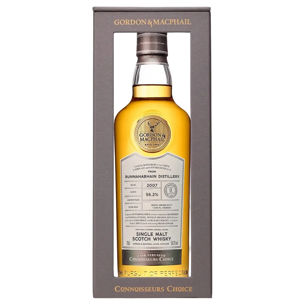 A bottle of G&M Connoisseurs Choice Bunnahabhain 2007 (17YO) 56.2% 700ml