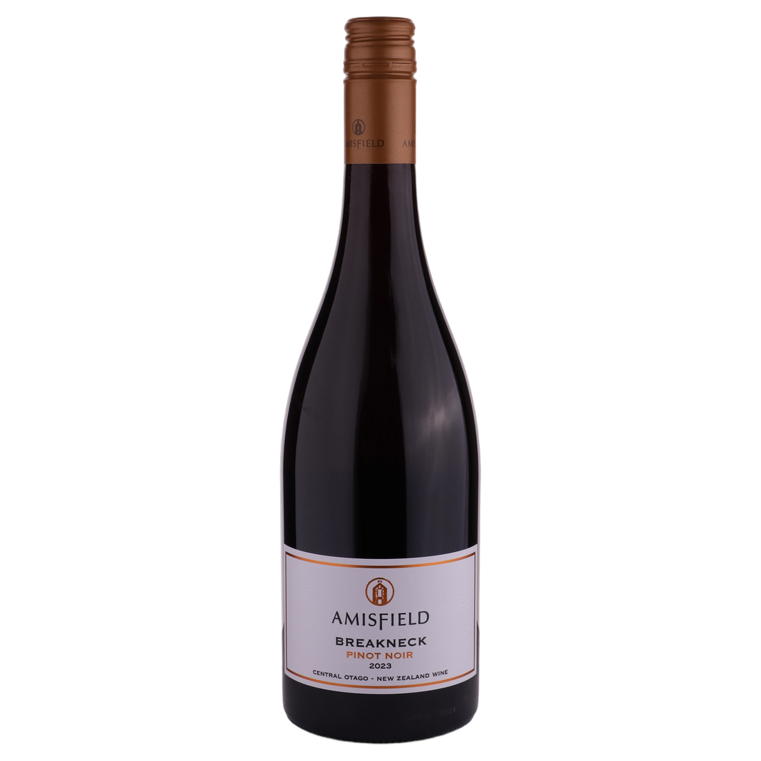 A bottle of Amisfield Breakneck Pinot Noir 2023 750ml Red Wine