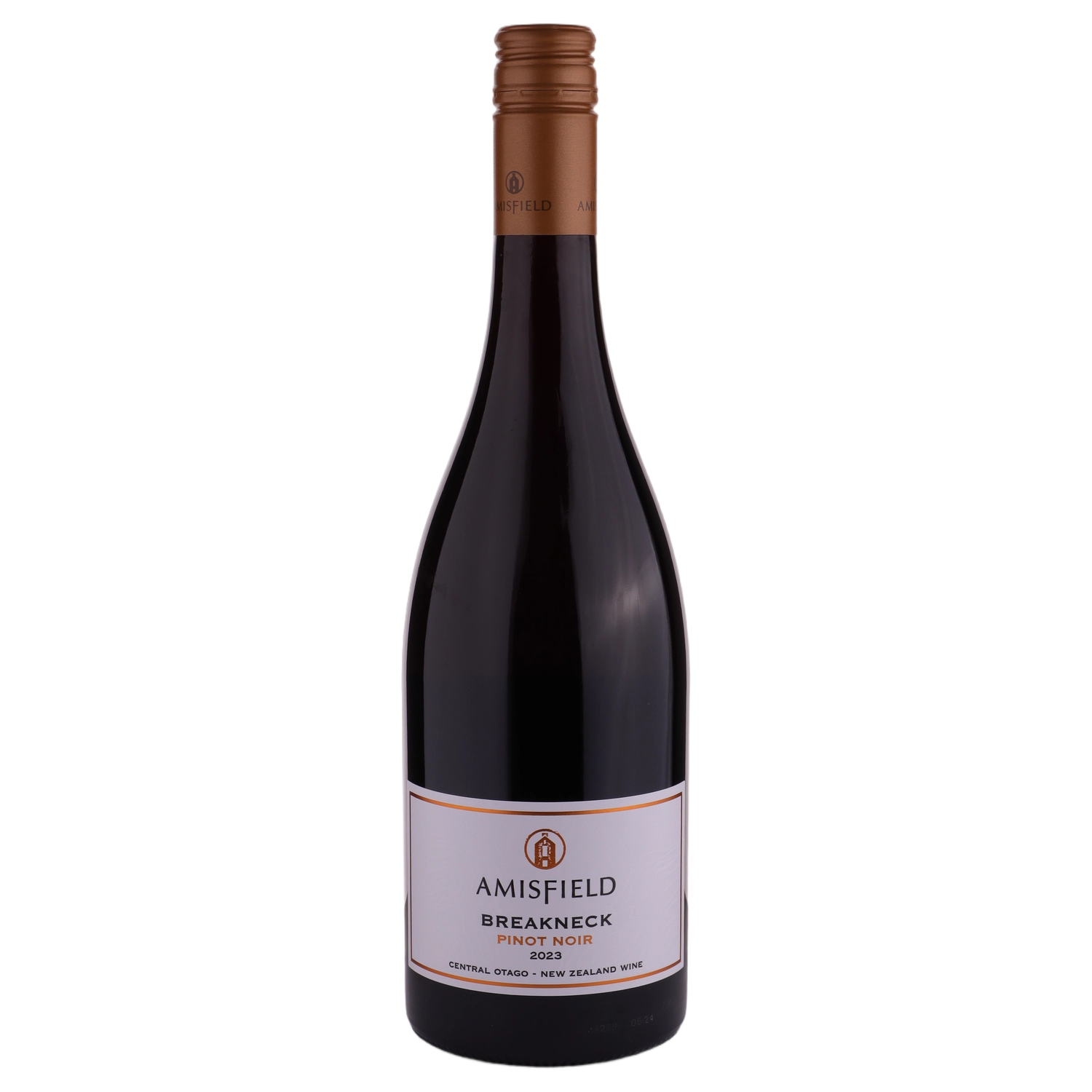 A bottle of Amisfield Breakneck Pinot Noir 2023 750ml Red Wine