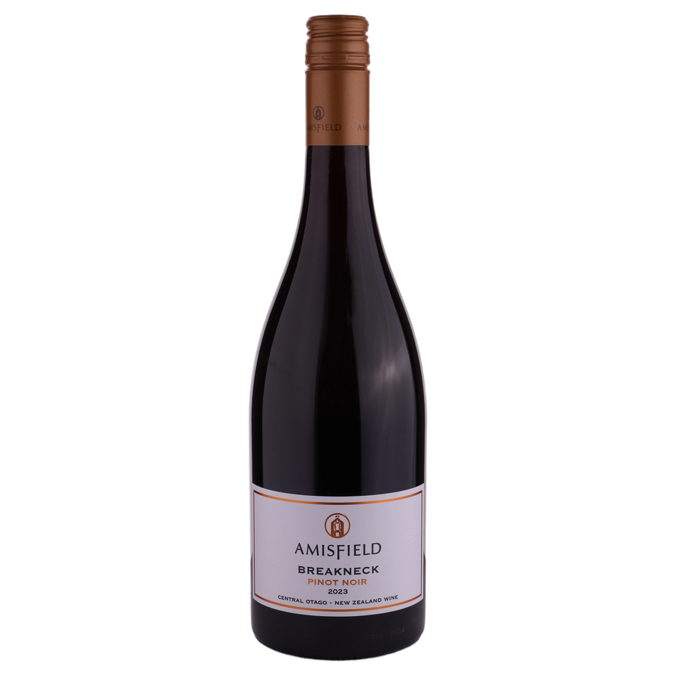 A bottle of Amisfield Breakneck Pinot Noir 2023 750ml Red Wine