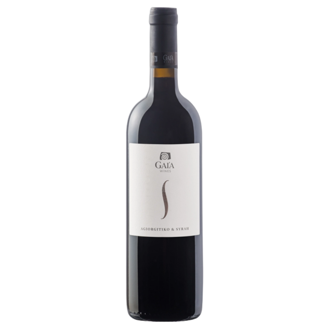 A bottle of 2022 Gaia 'S' Agiorgitiko Syrah Peloponnese 750ml Red Wine