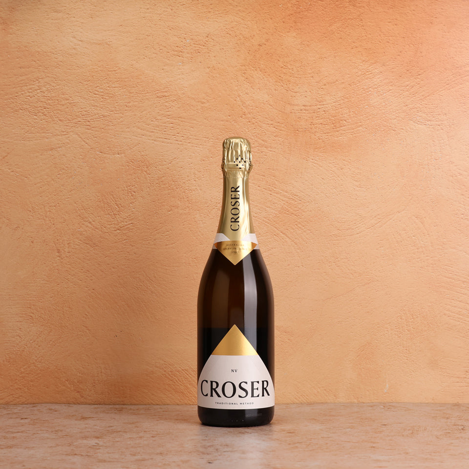 A bottle of Croser Sparkling NV 750ml Sparkling Wine