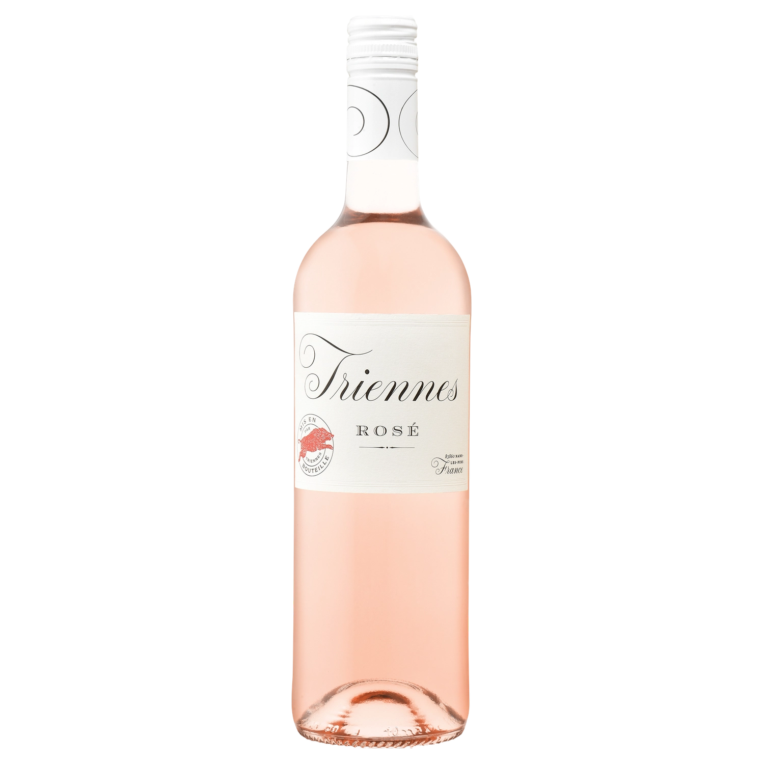 A bottle of 2024 Triennes Rosé IGP Mediterranée 750ml Red Wine