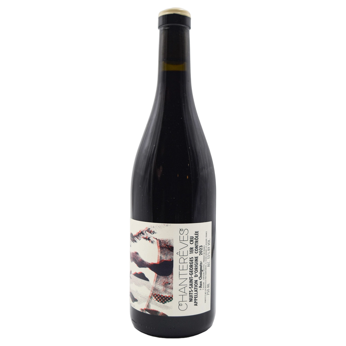 A bottle of 2023 Chanterêves Nuits Saint Georges 1er Cru Aux Chaignots 750ml Red Wine