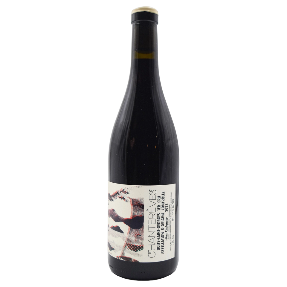 A bottle of 2023 Chanterêves Nuits Saint Georges 1er Cru Aux Chaignots 750ml Red Wine