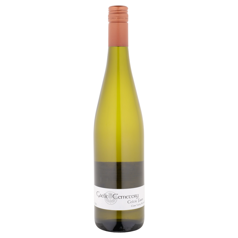 A bottle of 2025 Gaelic Cemetery Celtic Farm Riesling 750ml White Wine