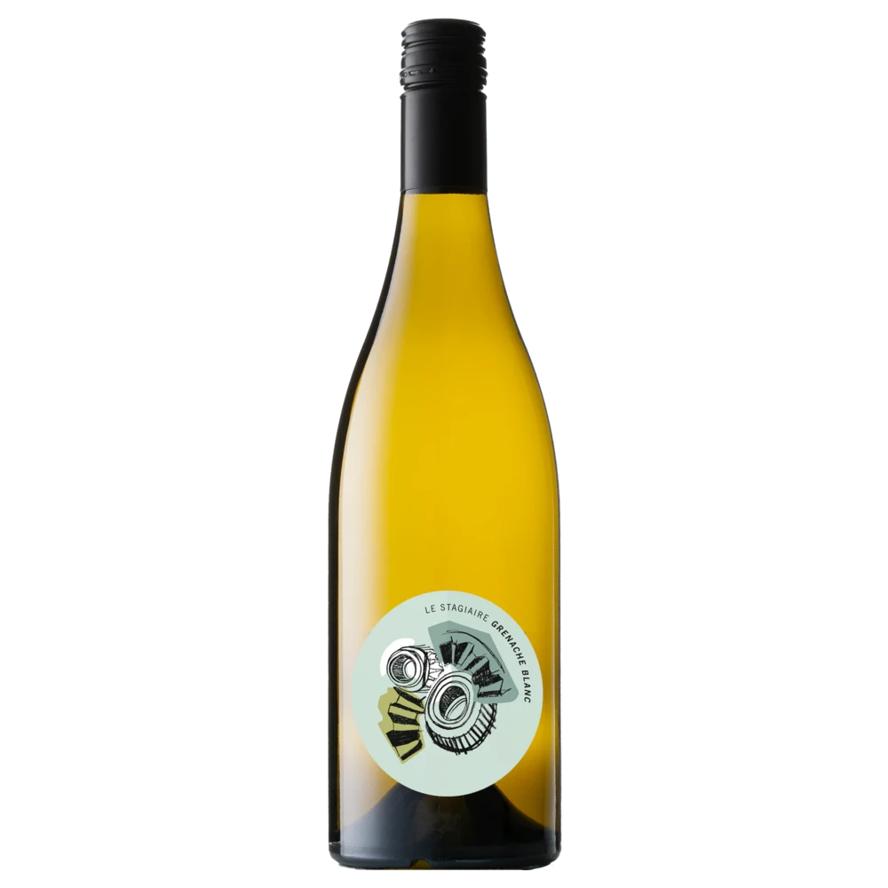 A bottle of 2025 Garagiste Le Stagiaire Grenache Blanc 750ml White Wine