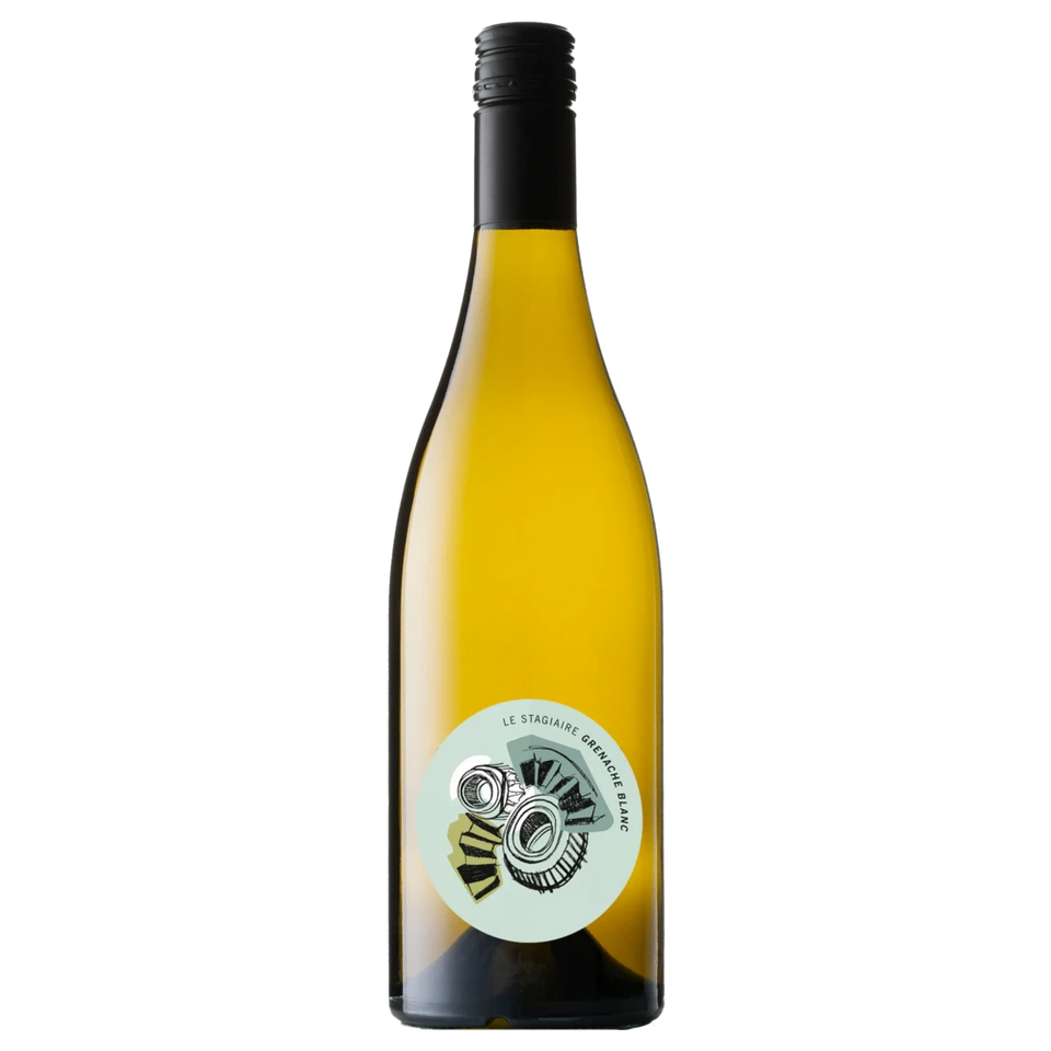 A bottle of 2025 Garagiste Le Stagiaire Grenache Blanc 750ml White Wine
