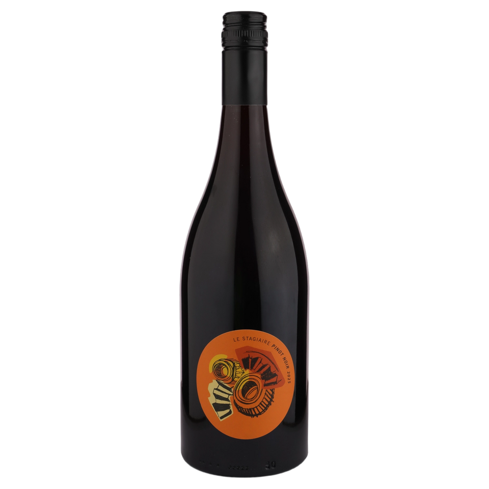 A bottle of 2025 Garagiste Le Stagiaire Pinot Noir 750ml Red Wine