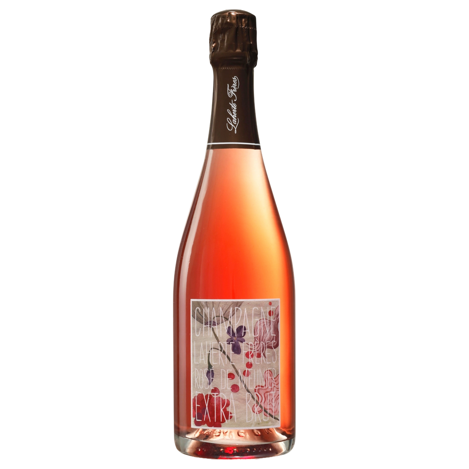 A bottle of NV Champagne Laherte Frères Rosé de Meunier (Base 22. Disg. Jun 2025) 750ml Sparkling Wine