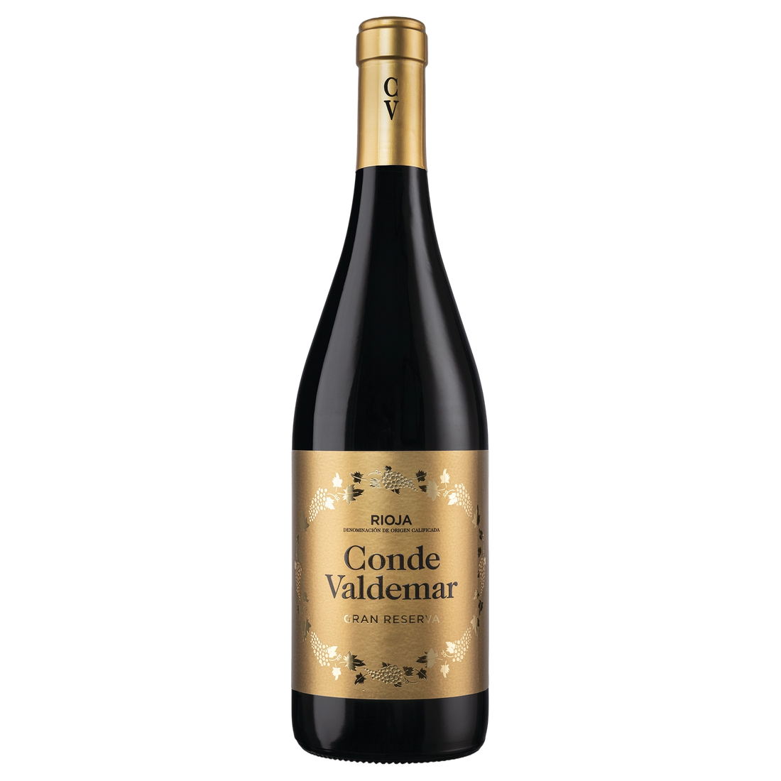 A bottle of 2017 Bodegas Valdemar Conde Valdemar Gran Reserva 750ml Red Wine