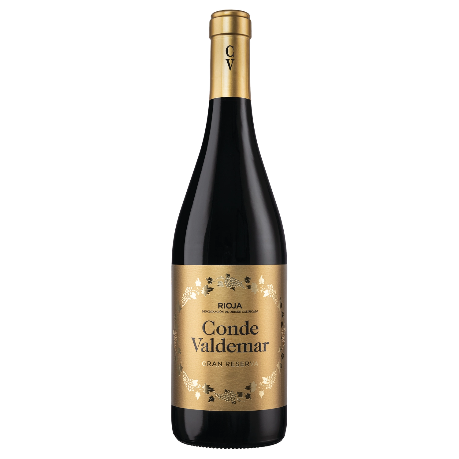 A bottle of 2017 Bodegas Valdemar Conde Valdemar Gran Reserva 750ml Red Wine