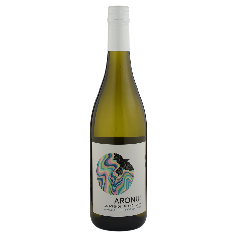 A bottle of 2025 Aronui Marlborough Sauvignon Blanc 750ml White Wine