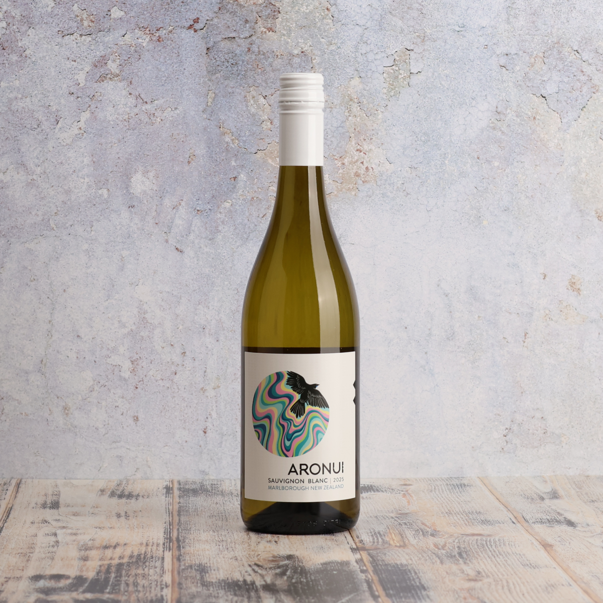A bottle of Aronui Marlborough Sauvignon Blanc 2025 750ml White Wine