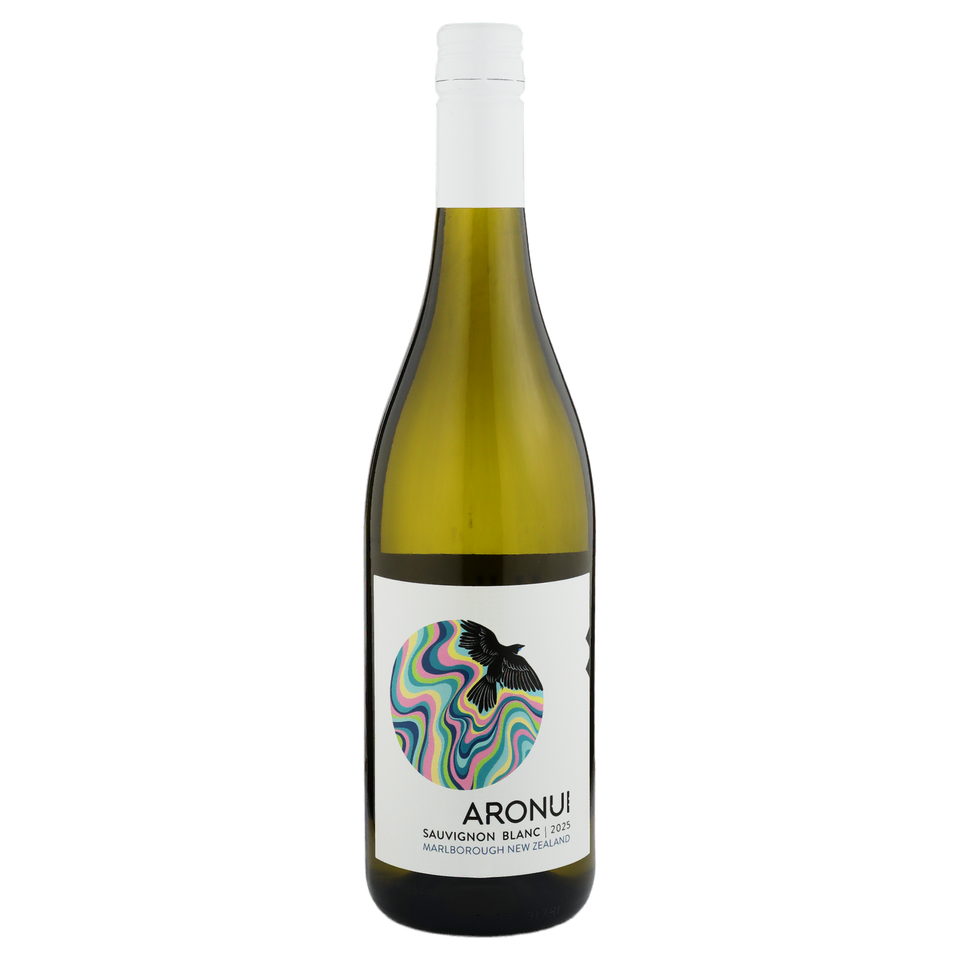 A bottle of Aronui Marlborough Sauvignon Blanc 2025 750ml White Wine