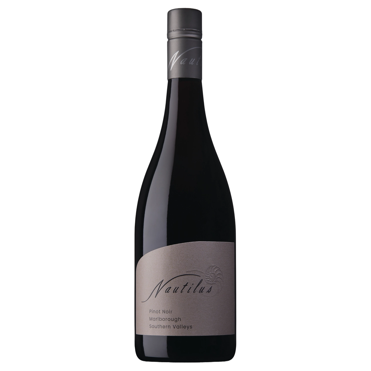 A bottle of 2022 Nautilus Estate Southern Valleys Pinot Noir Aust 750ml Red Wine