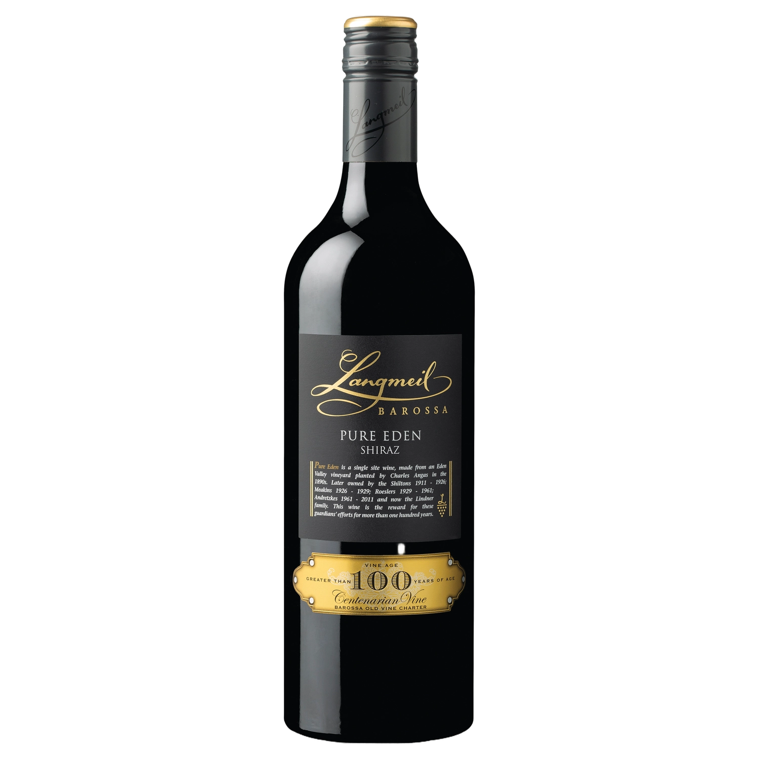A bottle of 2021 Langmeil Pure Eden Shiraz 750ml Red Wine