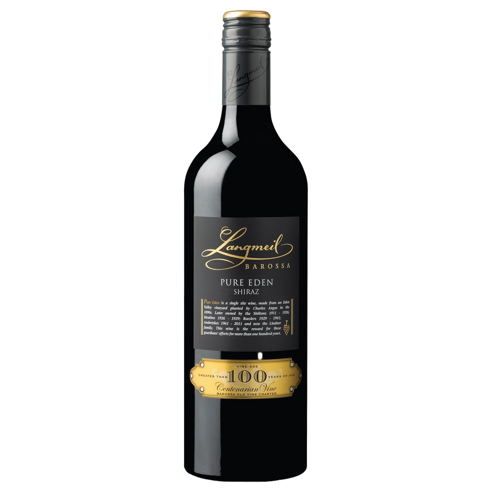 A bottle of 2021 Langmeil Pure Eden Shiraz 750ml Red Wine