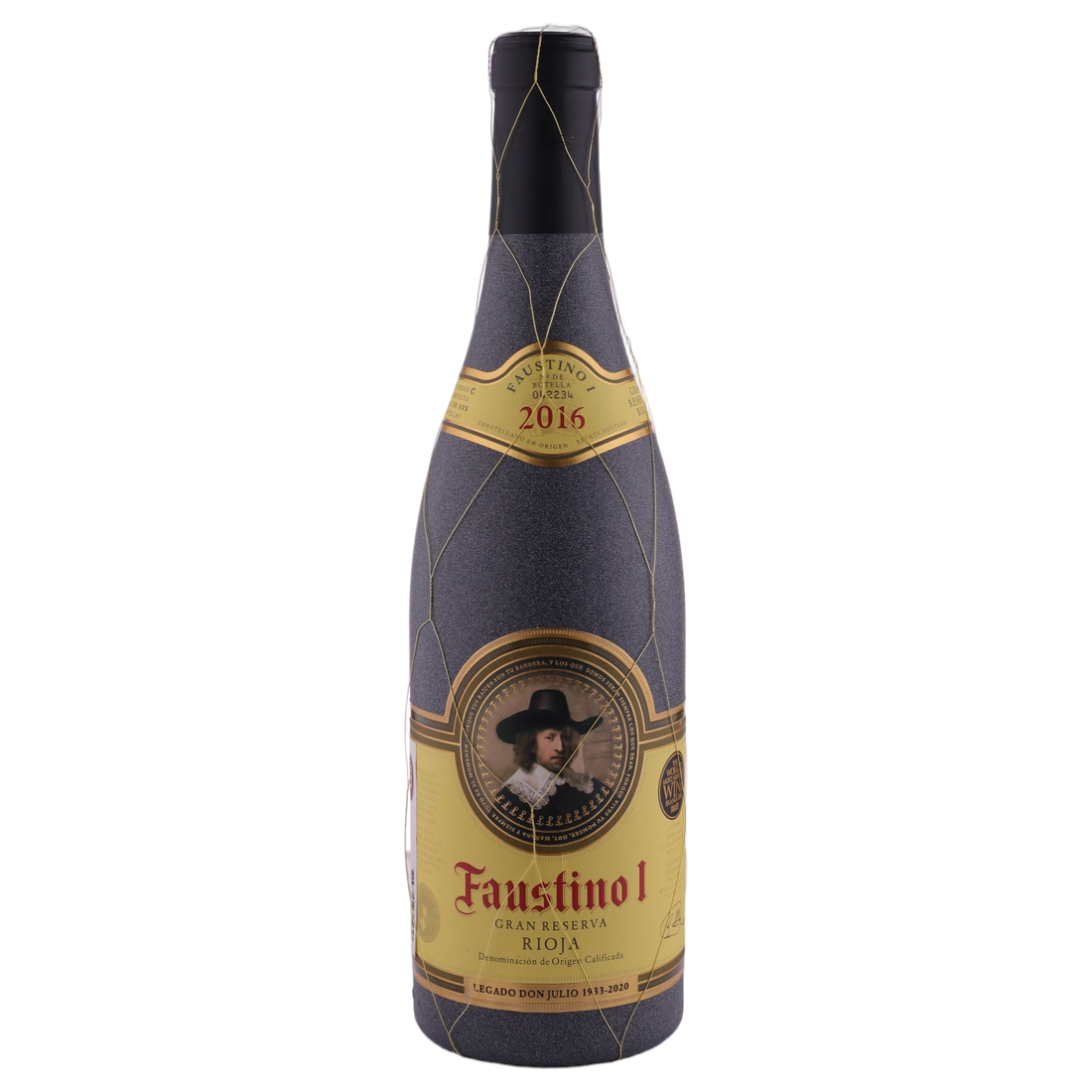A bottle of 2016 Bodegas Faustino Gran Reserva Faustino 750ml Red Wine