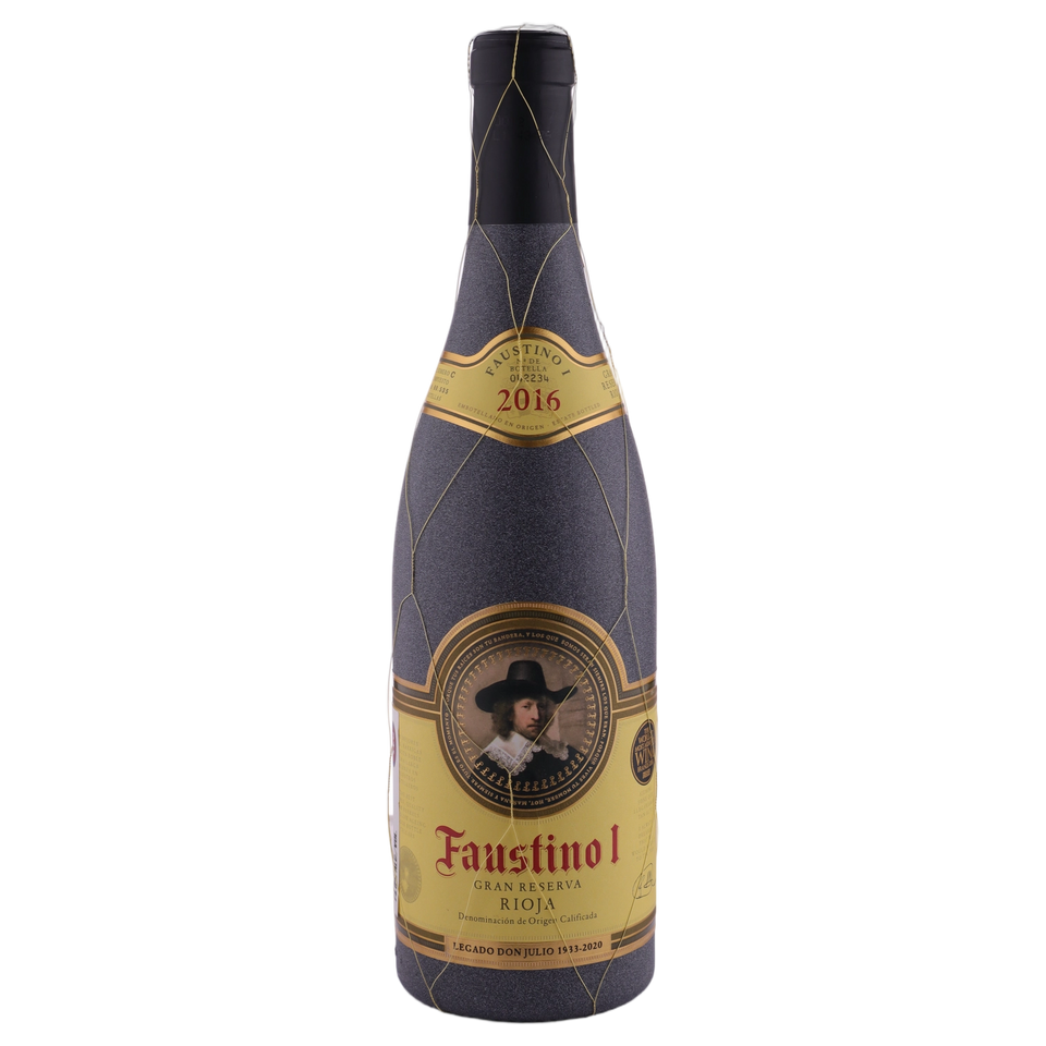 A bottle of 2016 Bodegas Faustino Gran Reserva Faustino 750ml Red Wine