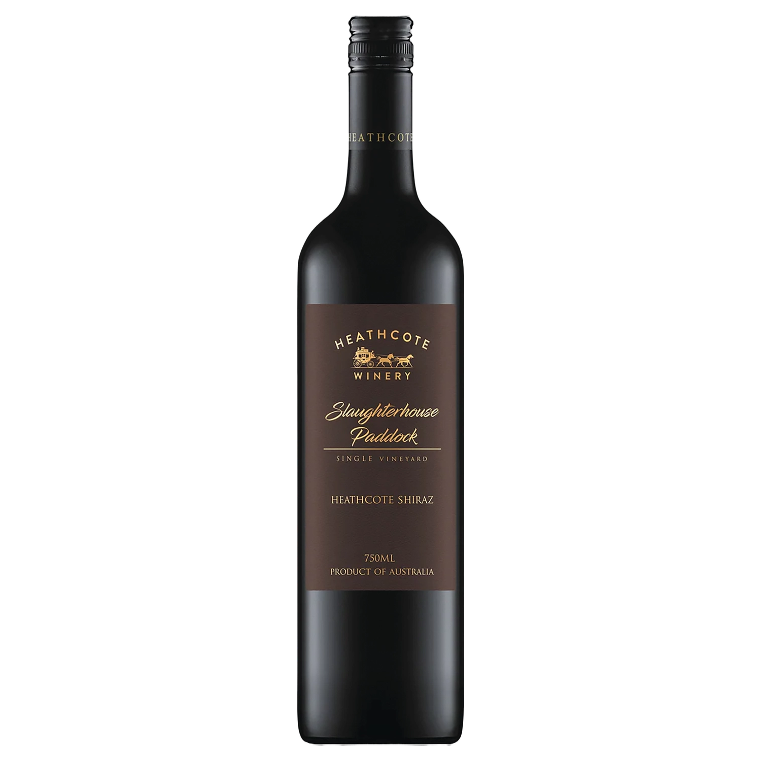 A bottle of 2023 Heathcote Slaughterhouse Paddock Shiraz 750ml Red Wine
