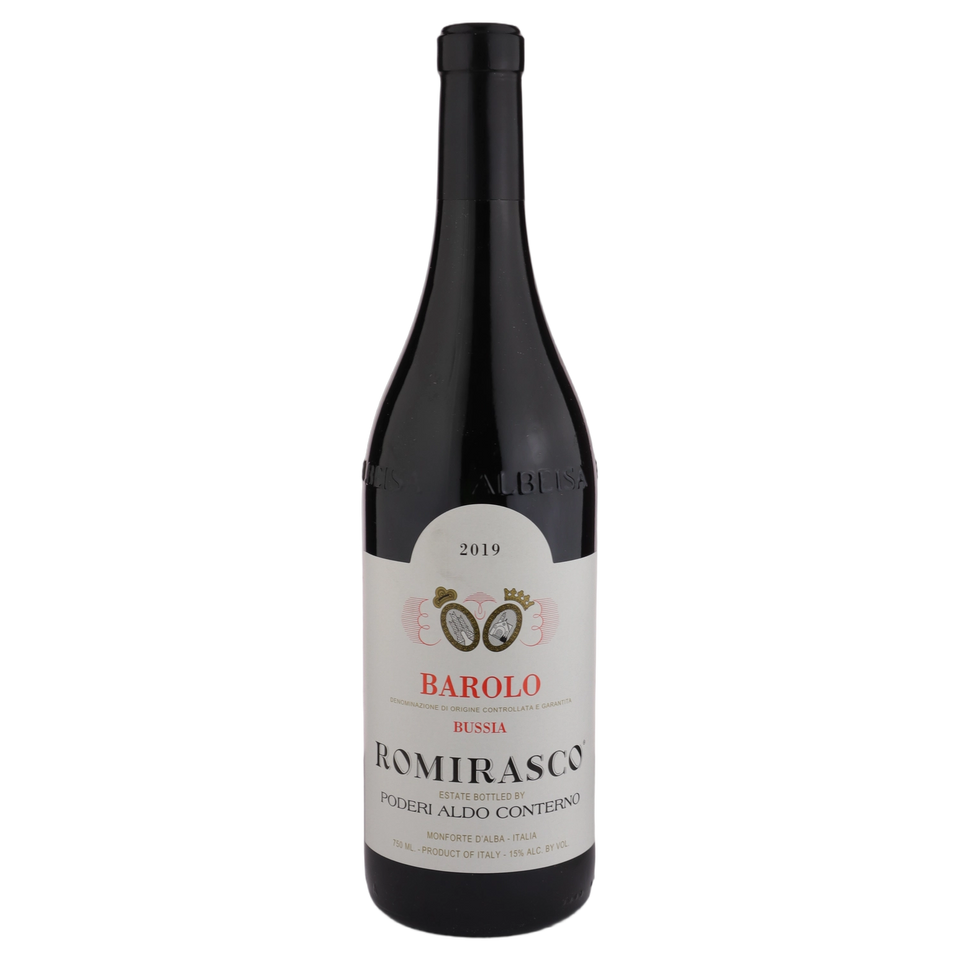 A bottle of Poderi Aldo Conterno Barolo DOCG Romirasco 2019 750ml Red Wine