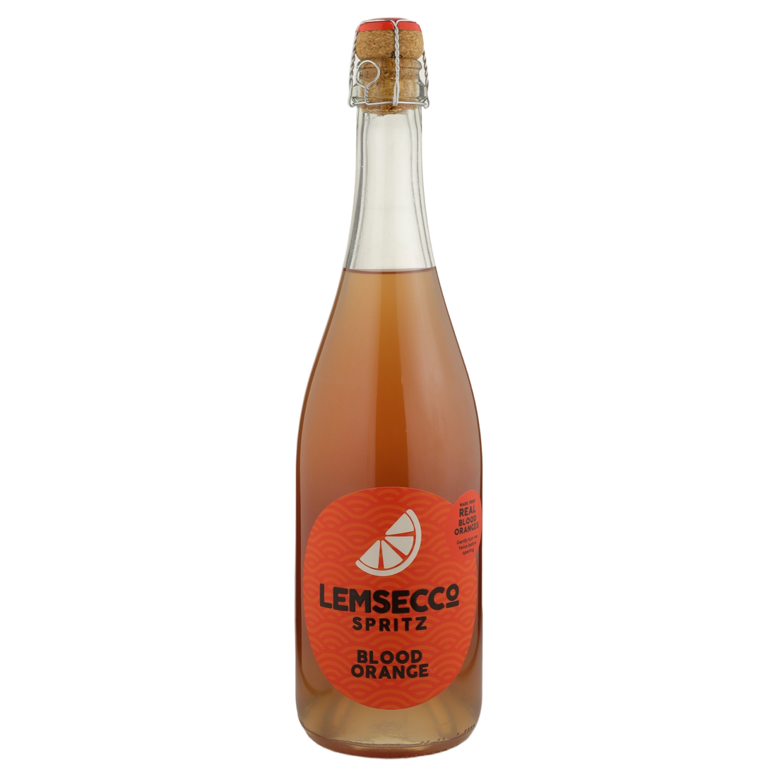 A bottle of Lemsecco Spritz Blood Orange NV 750ml Sparkling Wine
