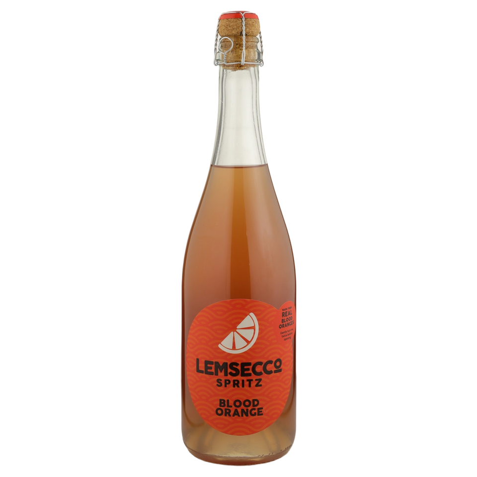 A bottle of Lemsecco Spritz Blood Orange NV 750ml Sparkling Wine