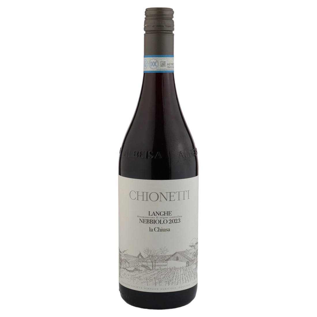 A bottle of 2023 Chionetti Langhe Nebbiolo La Chiusa DOCG 750ml Red Wine