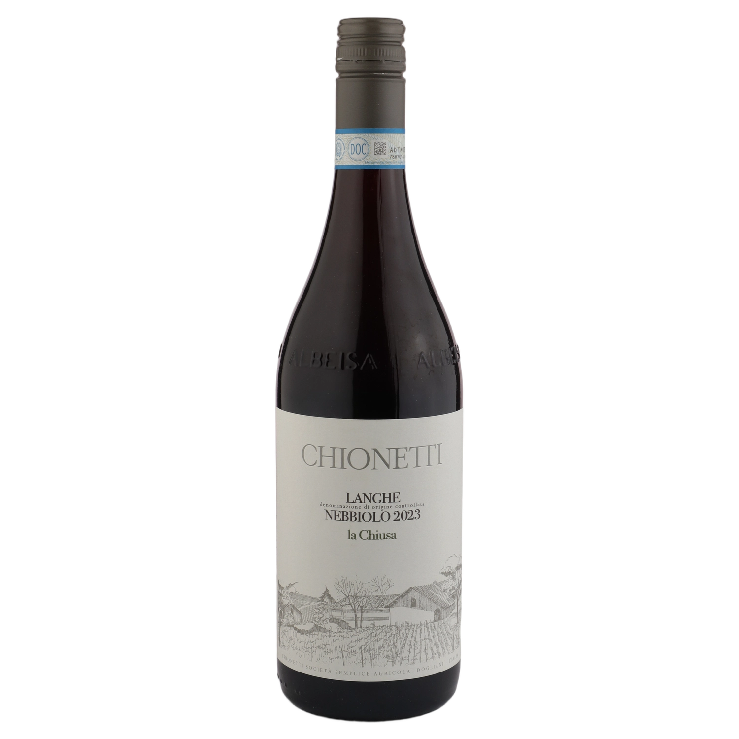 A bottle of 2023 Chionetti Langhe Nebbiolo La Chiusa DOCG 750ml Red Wine
