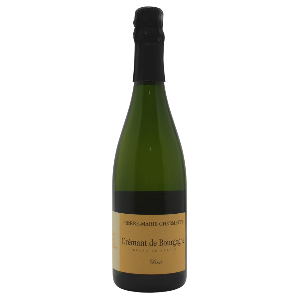 A bottle of NV Domaine Chermette Crémant de Bourgogne Brut (Base 2023) 750ml Sparkling Wine