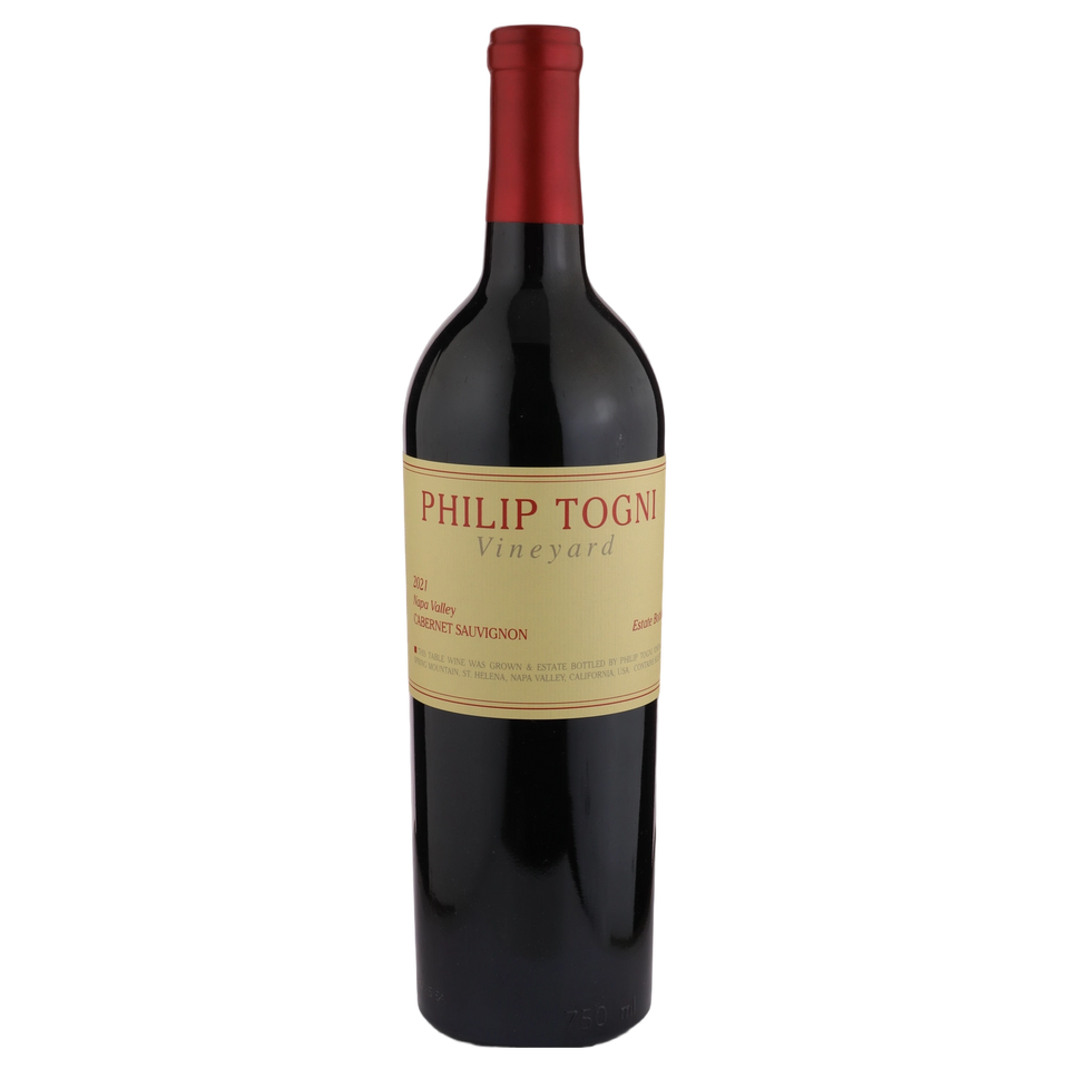 A bottle of Philip Togni Vineyard Cabernet Sauvignon 2021 750ml Red Wine