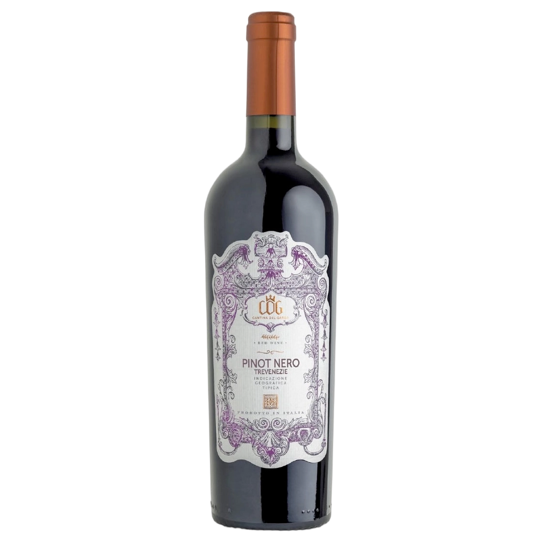 A bottle of Cantina Del Garda Pinot Nero IGT 2024 750ml Red Wine