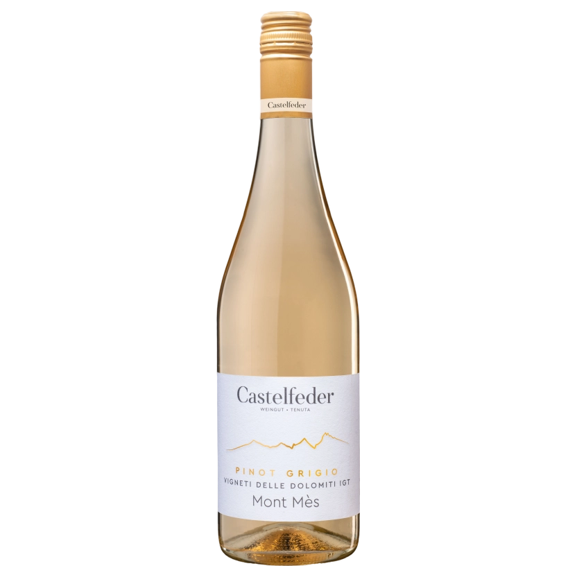 A bottle of 2024 Mont Mes Pinot Grigio IGT 750ml White Wine