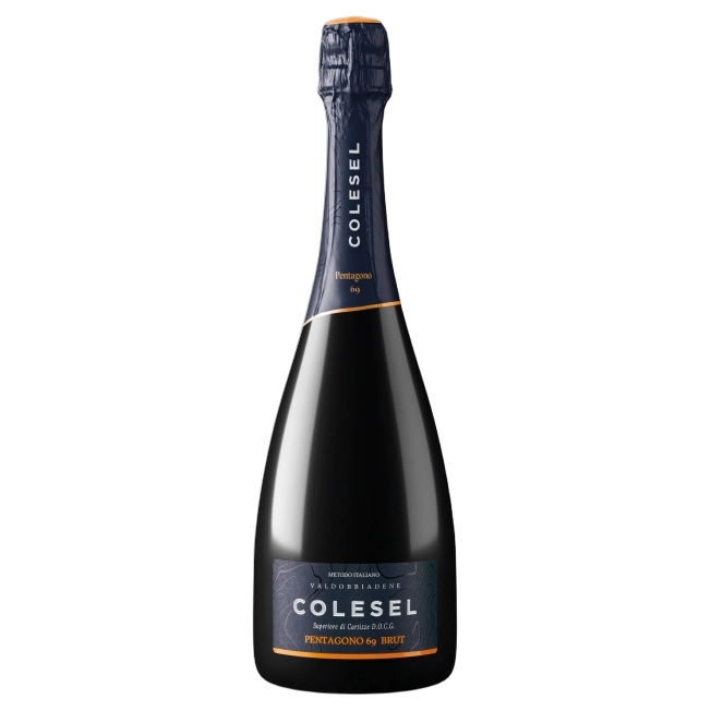 A bottle of 2024 Cartizze Pentagono 69 Brut Superiore DOCG Valdobbiadene 750ml White Wine