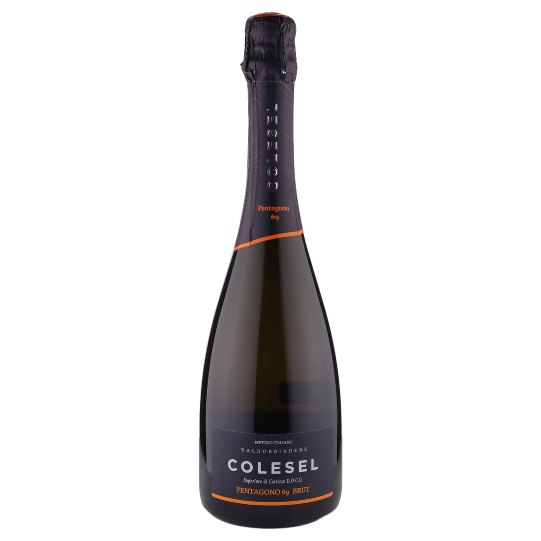 A bottle of Colesel Cartizze Pentagono 69 Brut Superiore DOCG Valdobbiadene 2024 750ml White Wine
