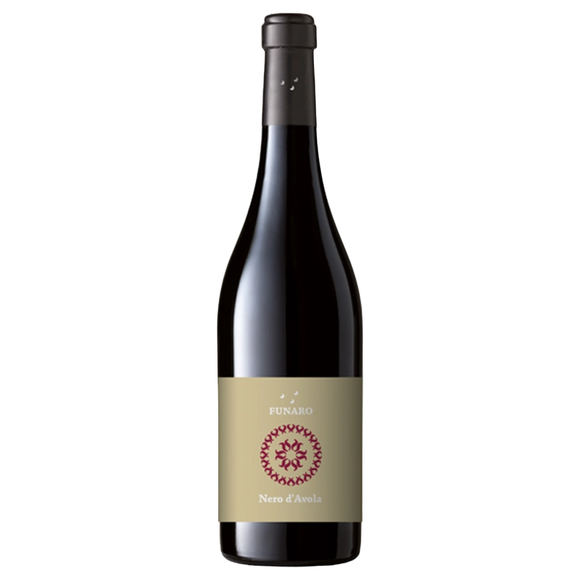 A bottle of 2024 Nero d'Avola DOC 750ml Red Wine