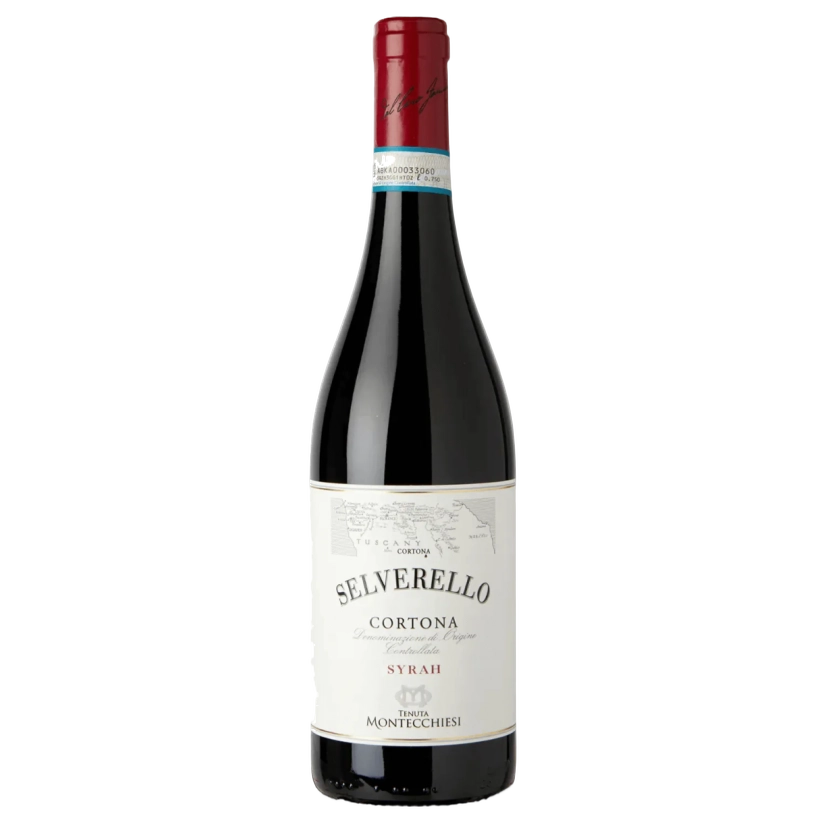 A bottle of 2019 Syrah Cortona Selverello DOC 750ml Red Wine