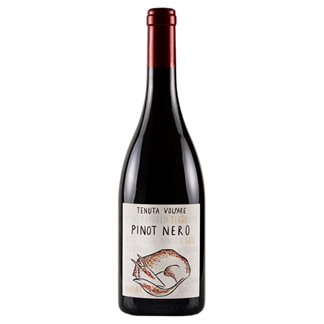 A bottle of 2023 Pinot Nero DOC 750ml Red Wine