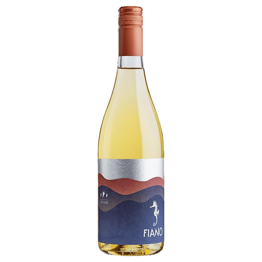 A bottle of 2023 Felline Fiano IGP 750ml White Wine