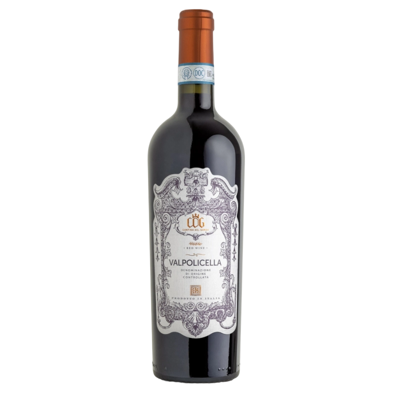 A bottle of 2023 Cantina Del Garda Valpolicella DOC 750ml Red Wine