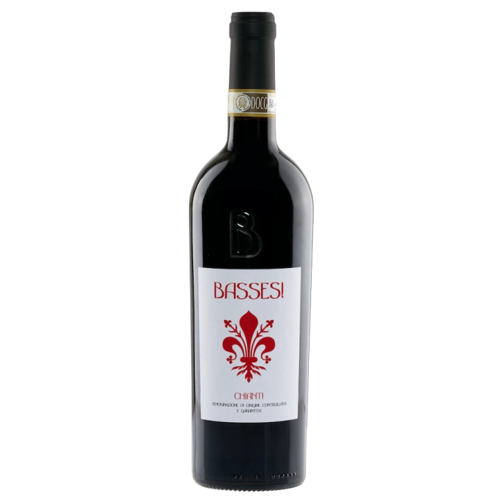 A bottle of 2022 Bassesi Chianti DOCG 750ml Red Wine